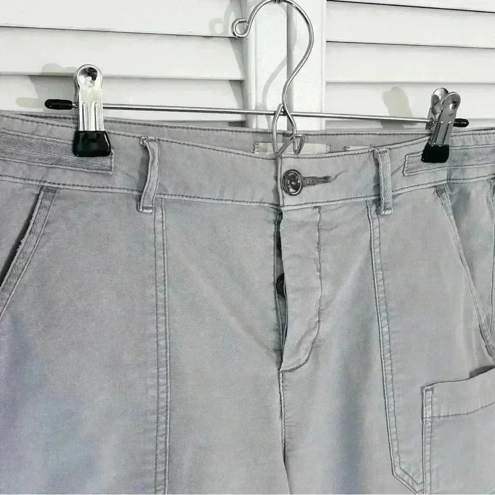 Anthropologie Hei Hei The Wanderer Shorts Cargo Utility | Light Gray | SZ 29 - Picture 4 of 12
